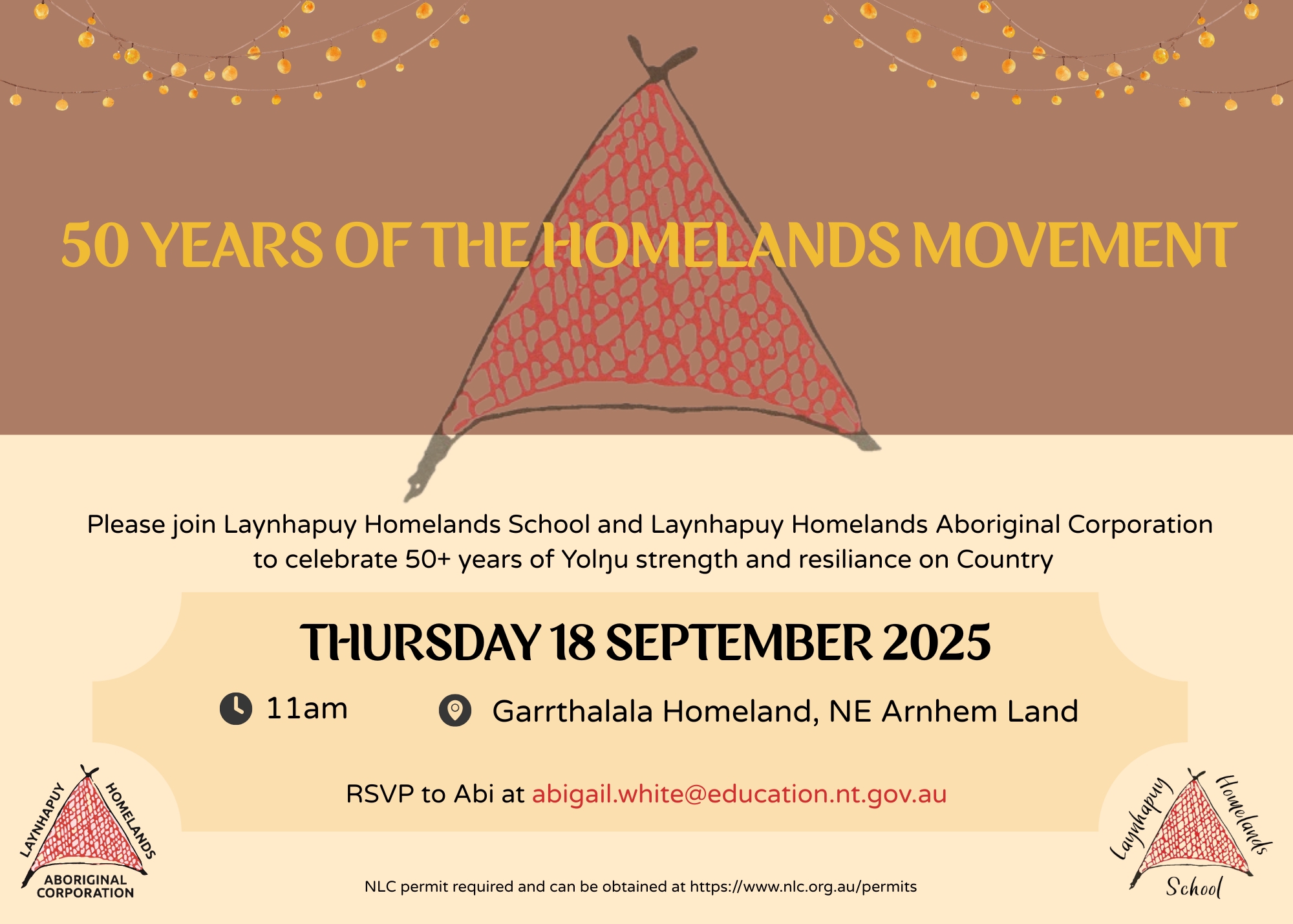 Event poster with text from this event record 