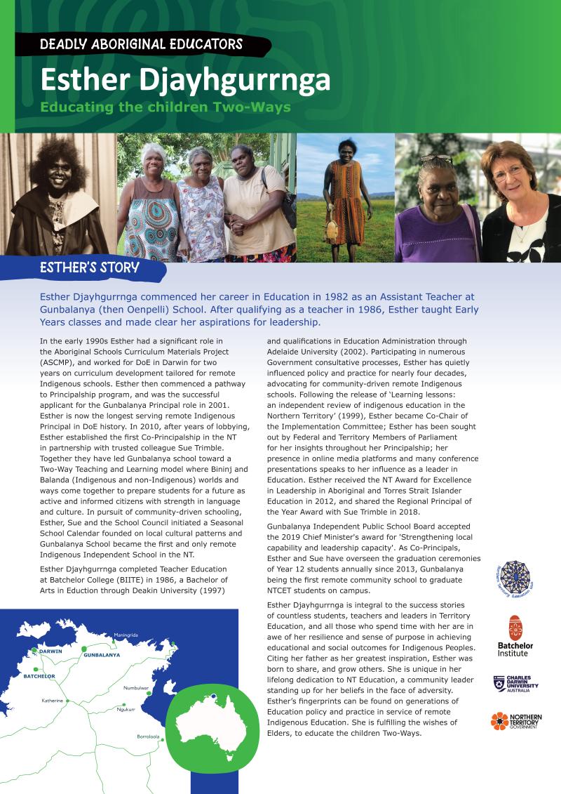 Thumbnail Esther Djayhgurrnga Poster